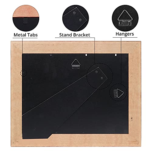 Graduationmall 8.5X11 Certificate Diploma Frame,Solid Wood & Uv Protection Acrylic,Cherry Finish With Gold Trim #TOP5