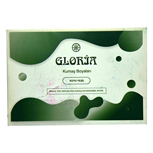 Koyu Yeşil Kumaş Boyası, 10 g Paket