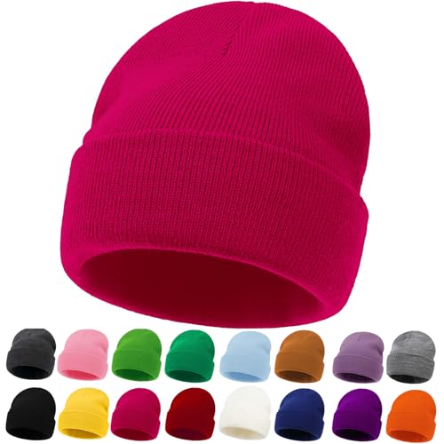 Image of ZOORON Kids Beanie Boys Girls Beanies Children Winter Hats Children Knit Warm Caps Kids Soft Beanie Cap