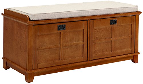 Crosley Furniture Adler Entryway Bench - Warm Oak