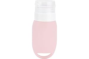 Pink 1oz Silicone Travel Bottles