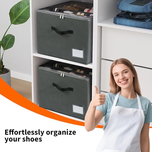 Boîte à chaussures pour bottes et talons DBOO avec design peu encombrant - 7