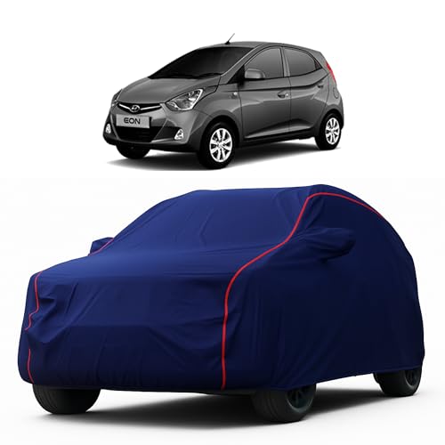 Image of Heavy-Duty Car Cover for Compatible with Hyundai Eon (2011 to 2025 All Models) Deluxe Car Protection Cover - Waterproof & UV-Resistant All-Season Exterior Protection