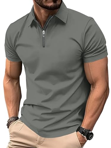 Image of Noble Monk Men's Regular Fit Polo Neck T-Shirt | Half Sleeve | Casual T-Shirt