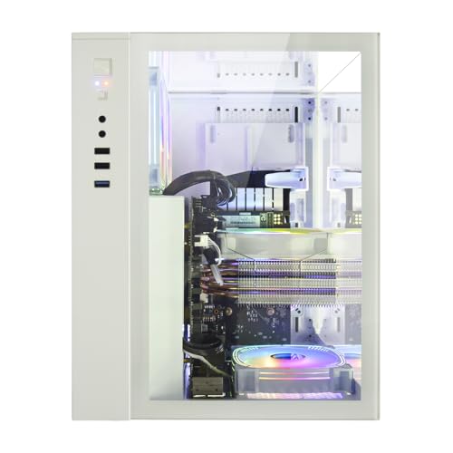 Gaming Desktop Intel Core I7-14700KF 20 Core 5.6GHz PC Computer, RTX 4070 12G, 32G DDR5 RAM, 1TB NVME SSD, Prebuilt Gaming PC Tower Computer for Home and Office (White) - Image 6