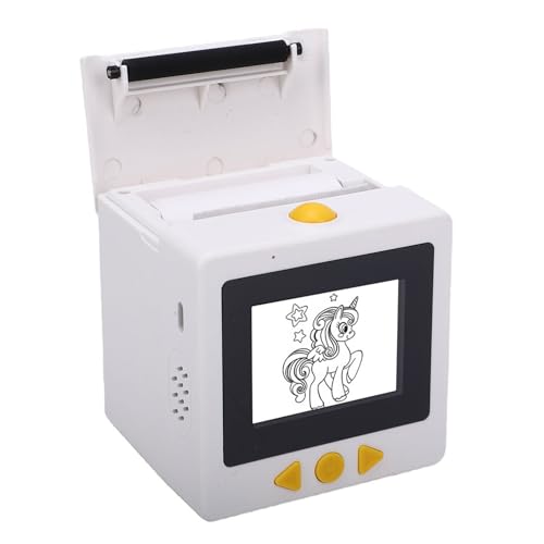 Image of AI Voice Sticker Printer, Wireless Connection, QR Setup Thermal Printer with 2.4in HD Screen Smart AI Voice Sticker Maker Inkless Printing for Office, Study, DIY Crafts