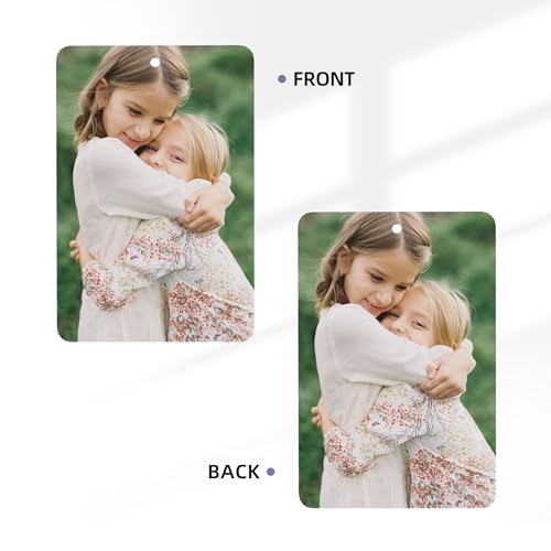 Image of Customize Car Air Fresheners Cards Design Your Own Personalized Double Side Printing Suitable for Bedrooms Wardrobes Shoe Cabinets and Cars, Rectangle, 2.4 inchx3.5 inch