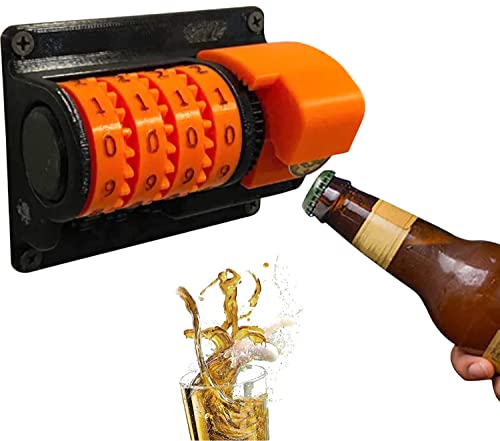 BOBT Counting Bottle Opener, Ouvre-Bouteille de Compteur de Bière, Décapsuleur Mural Compteur, Wall Mounted Bottle Opener, Compteur de Bière avec des Chiffres Précis, pour Bar