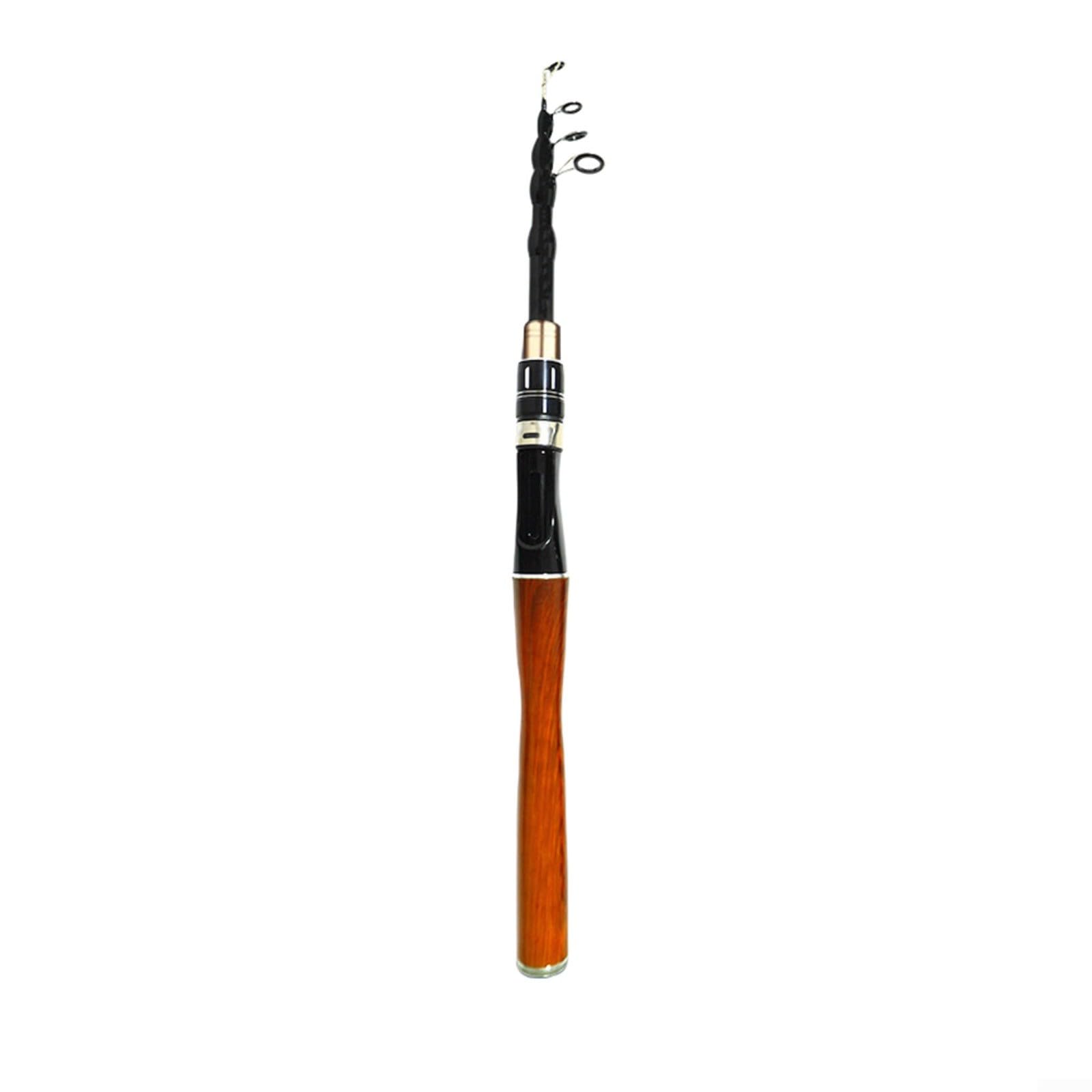 Caña de pescar telescópica ultraligera fibra de carbono 1,6 m 1,8 m 2,1 m