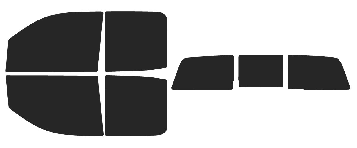 The Tint Effect Precut Window Tint Kit Compatible with GMC Sierra 2500 3500 HD Double Cab (2015-2019) (Full Truck with 3 piece Slider Rear: 15%) Automotive Film