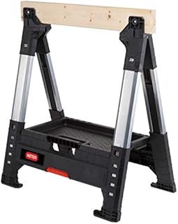 Keter 17203039 Lumberjack Adjustable Saw Horse