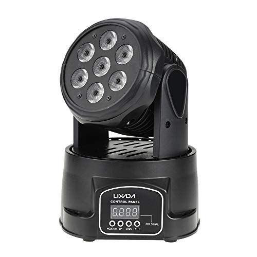 Image of Lixada DMX-512 Stage Lighting Mini Moving Head Light 4 In 1 RGBW LED PAR Light Lighting Strobe Professional 9 /14 Channels 100W AC 100-240V Sound Active for KTV Club Bar Party Disco DJ Show Bands