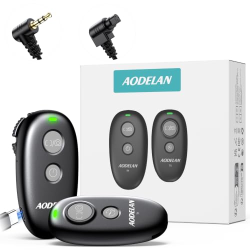for Canon Rechargeable Camera Remote Shutter Release - AODELAN Wireless & Wired Remote Control for...