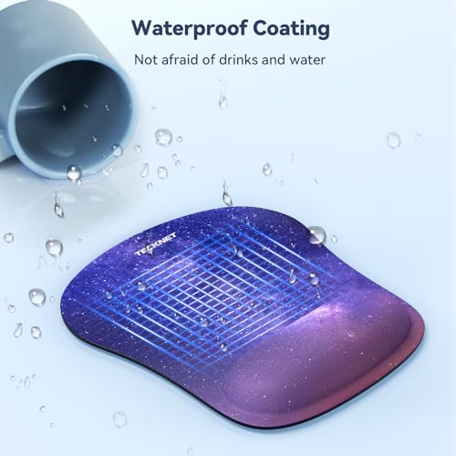 Image of TECKNET Ergonomic Mouse Pad with Wrist Support