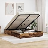 Lumanois Ottoman Bettgestell Altholz 203 x 120 x 25 cm Holzwerkstoff,48.72kg,3409243