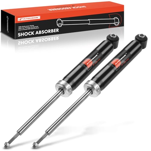 A-Premium Rear Suspension Shock Absorber Compatible with Volvo S60 2011-2018, V60 2015-2018, V70 2008-2010, XC70 2008-2011, 2-PC Set