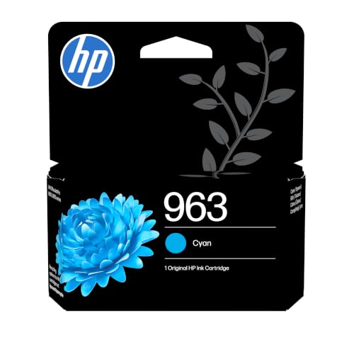 HP 963 Cyan, Cartouche Encre Originale