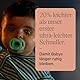 Tommee Tippee Ultraleichte StayPut- und Night Glow Schnuller, 0-6 Monate, 4er-Pack, einteiliges Silikondesign, weiches Hautgefühl
