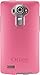 OtterBox Symmetry Case for LG G4 - Retail Packaging - Hibiscus Pink/Sleet Grey