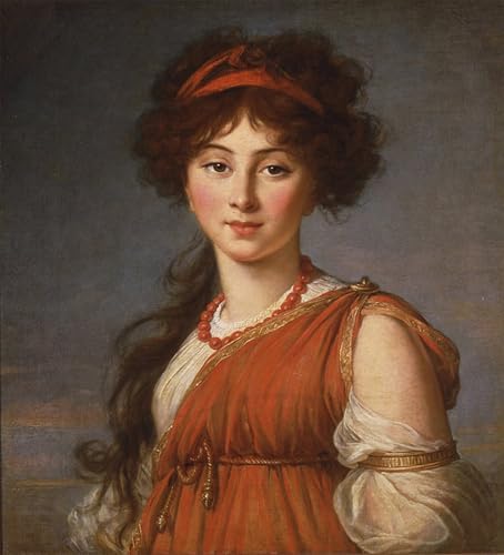 Affiche Varvara Ivanovna Naryshkina par Vigee Lebrun - Sublimer un Grand Mur Vide de Chambre