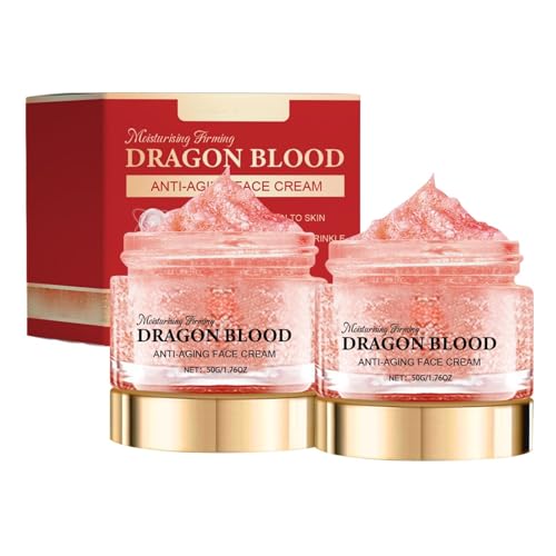 2PCS Dragons Blood Easy Cream Dragon Blood Retinol Cream Firming Anti Wrinkle Cream for Women Skincare Deep Hydration & Radiant Skin for All Skin Types