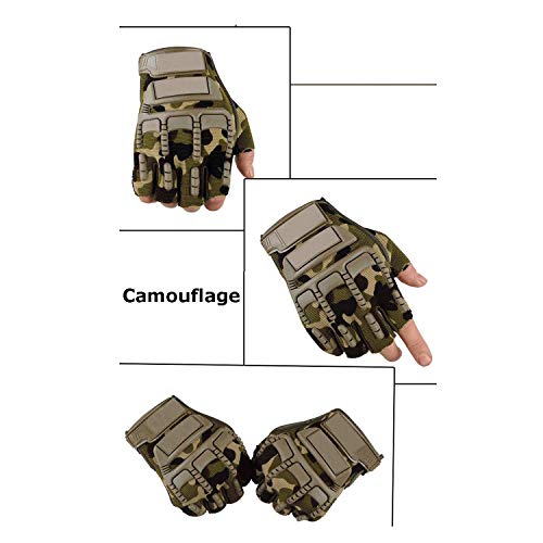 Image of Adroitz Non Slip Half Bike Racing Glove for Men & Women (Green,1 Pair)