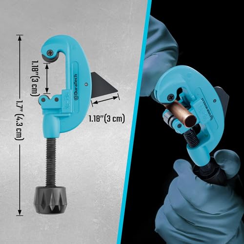 Image of DURATECH Tubing Cutter 1 /8 inch-1-1 /4 inch, With Replacement Wheel and Reamer