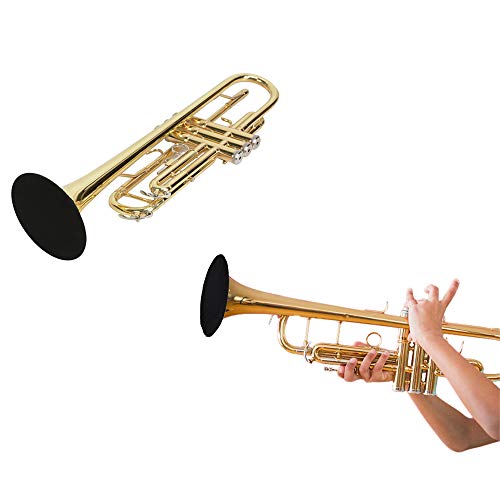 2 Pack Music Instrument Bell Cover, 4.7-5.3\'\' Ideal Bell Cover for Brass Instrument Care Products Musical Instrument Accessories for Alto Saxophone,black