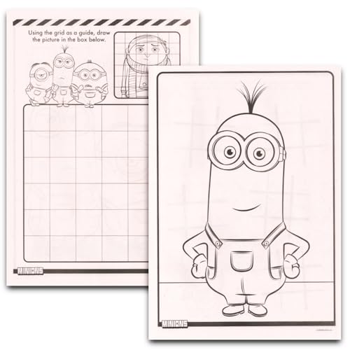 Despicable Me Minions Coloring Book with Stickers ~ 100 Minions Stickers by Illumination Intertainment - Used condition - Image 2