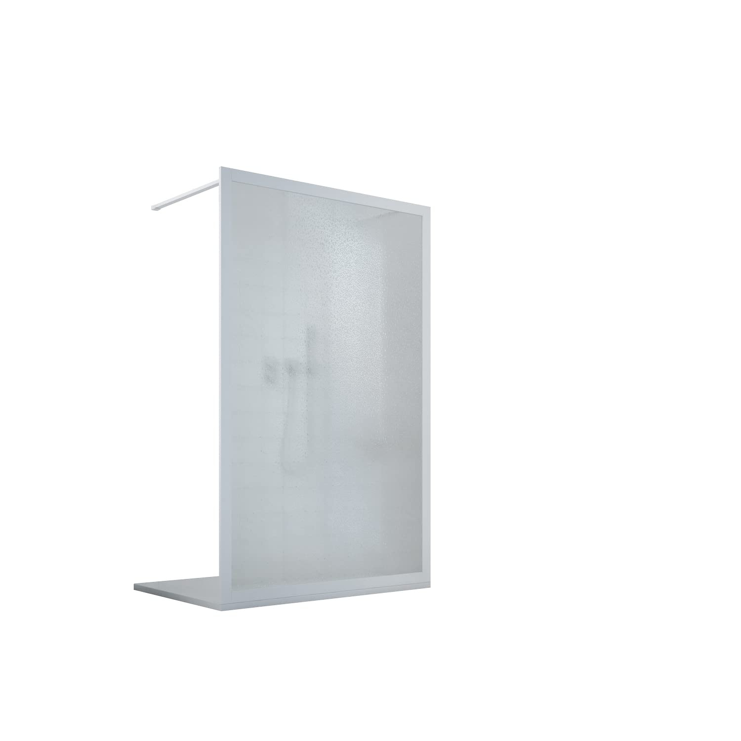 Parete doccia Walk-in Free 120 CM H 190 in Acrilico mod. Beatrix Centrale