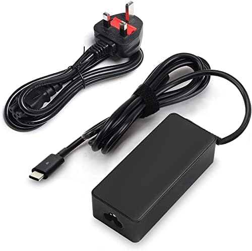 SIKER USB C Lenovo Laptop Charger, 65W UK Power Adapter Charger for Lenovo ThinkPad, Lenovo Chromebook, Lenovo IdeaPad Yoga, Compatible USB-C Type-C