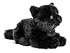 Uni-Toys - Chat Noir, couché - 20 cm (Longueur) - Chaton en Peluche - Peluche, Doudou #2