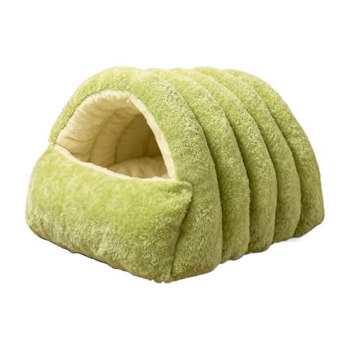 Generico Grotta per Gatti - Cuccia Invernale Rilassante e Pieghevole per Animali Domestici Morbido Peluche Lavabile per Dormire Coniglietto Cane di Piccola Taglia Appartamento Interno Soggio
