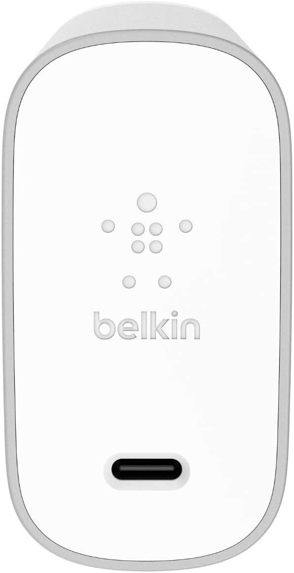 Belkin Caricatore da Casa Universale da 45 W/USB-C, Cavo da USB-C a USB-C da 1.8 m Incluso, Ricarica Standard Compatibile con Google Pixel 2/2L, Samsung Galaxy S8/S8+/S9/S9+/Note 9 e iPad Pro