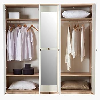 خزانة ملابس 5 أبواب مع مرآة من انيكا Amazon Ae المنزل خزانة ملابس 5 أبواب مع مرآة من انيكا Amazon Ae المنزل