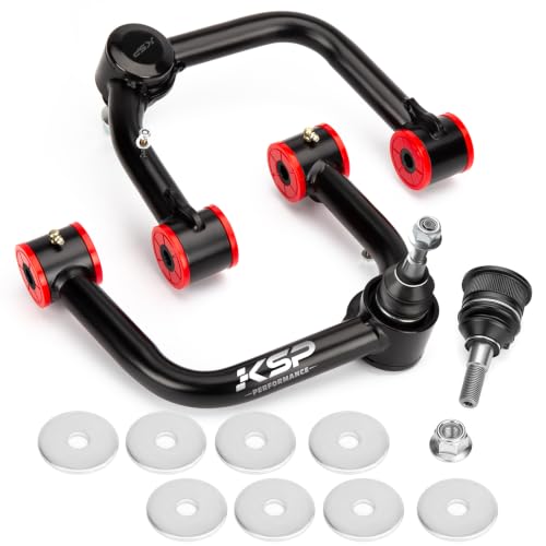 Image of KSP 2-4 inch Upper Control Arm for 4Runner, Front Extended UCA in 3pcs Ball Joints Compatible with Toyota Land Cruiser FJ Cruiser Prado J120 J150, Adjustable Aftermarket Suspension Arms Replace Stock Arm