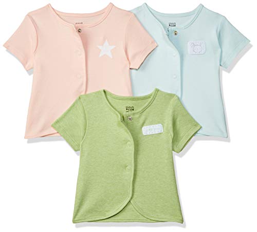 Image of miniklub Infant Girls Pack of 3 Pure Cotton Jhabla
