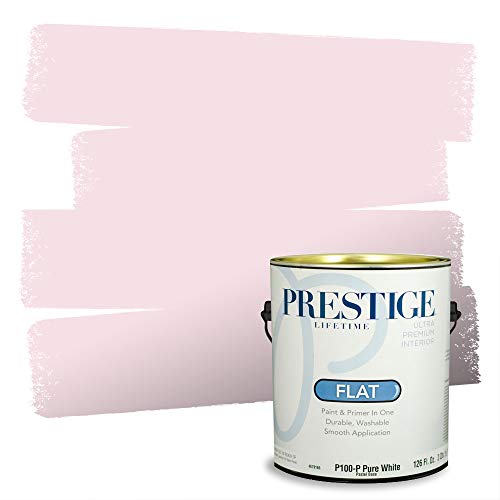 PRESTIGE Interior Paint and Primer in One, Light Rose, Flat,
