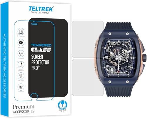 Image of Screen Protector Compatible With Timex CoreGen Smartwatch, Full Hydrogel TPU Screen Guard not a Tempered Glass (Pack of 2)