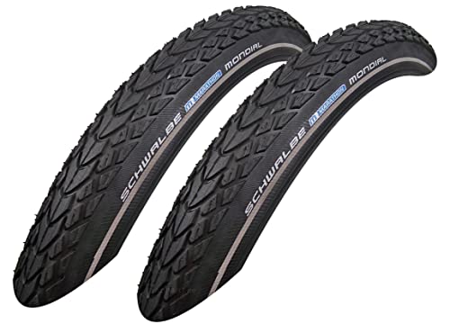 2X Schwalbe Marathon Mondial 42-622 Drahtreifen RaceGuard 28x1.60 Fahrradreifen