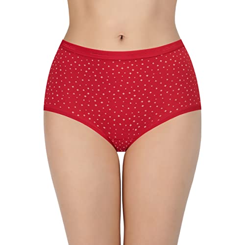 Image of Amante Printed Cotton Full Brief Panty Pack(Pack of 3)