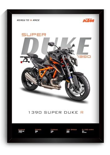 Image of Funk You Store A4 Poster Photo Frames All Cars (KTM 1390 Super Duke R) (F 034)