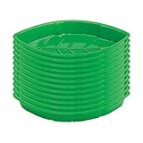 Fun Express - Vacuum Plastic Palm Leaf Serving Trays for Spring - Party Supplies - Serveware & Barware - Serving Platters - Spring - 12 Pieces