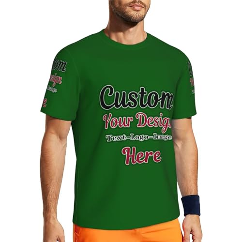 Custom Shirt Your Design Own Shirts Customized Personalized Logo Text Name Photo Image T-Shirt3