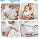 Pluvyze 10 Stück Body Verlängerung Baby Bodyverlängerung Verlängerung Body Baby Body Verlängerungen(Weiß/Blau)