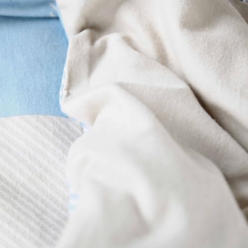 Linge de lit en flanelle mosaïque réversible pour des nuits douillettes et chaleureuses - 6