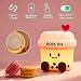 POSSHE Boba Tea Night Light, Boba Gifts, Cute Silicone Bubble Tea Night Light, Kids' Bedroom Decor, Gift for Children, Teens, Adults, Perfect for Christmas & Birthdays (Boba Tea)