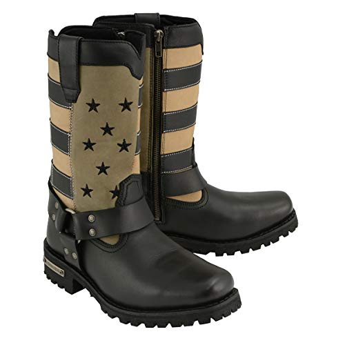 Image of Milwaukee Leather Women's Premium Leather Motorcycle Harness Boots Collection MBL - 11
