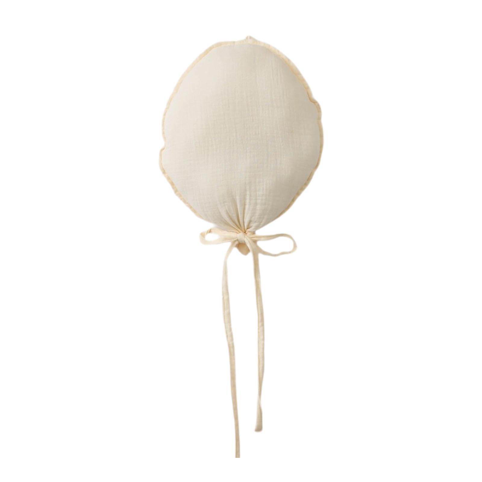 Décoration ballon tissu réutilisable ornement mural suspendu beige pour fête