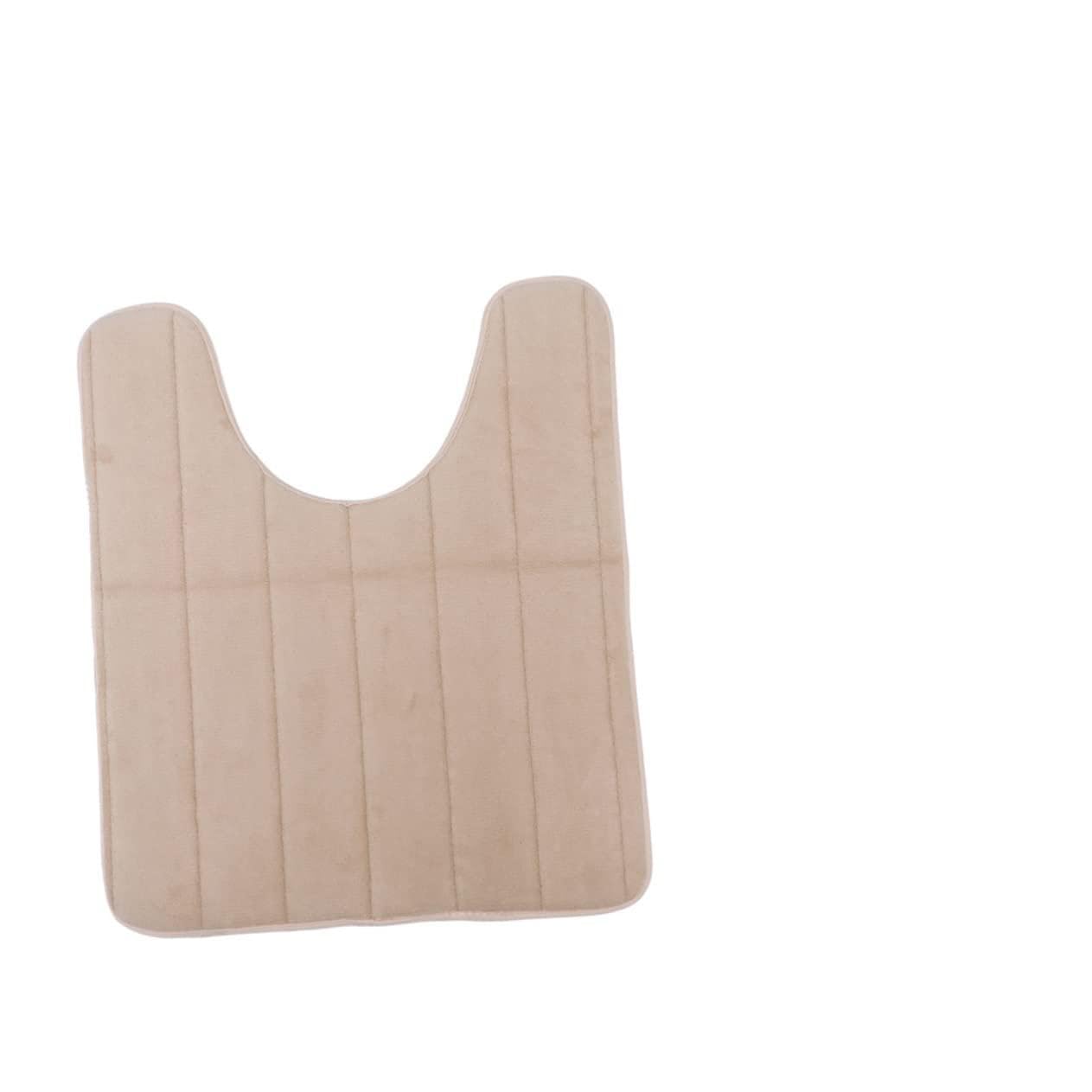 COSMEVIVI Thicker Cotton Warmer Stretchable Bath Mat u Shaped Toilet Seat Pad Washable